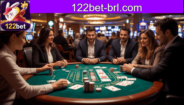 Tela inicial do app 122bet com catálogo de jogos e eventos