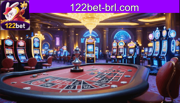 Interface do catálogo de jogos online 122bet com categorias puzzles e party games